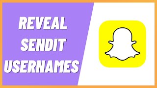 How To Reveal Sendit Usernames and Messages From Snapchat [upl. by Georgine]