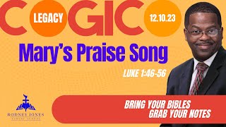 Marys Praise Song Luke 14656 December 10 2023 Sunday School COGIC Legacy [upl. by Notnilc]