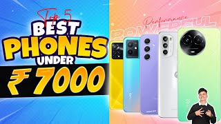 Top 5 Best Smartphone Under 7000 in February 2024  Best EntryLevel Phone Under 7000 in INDIA 2024 [upl. by Stiruc]