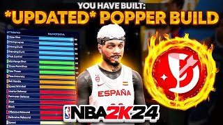 BEST SHOOTING CENTER BUILD ON NBA 2K24 ALL AROUND BIG MAN BUILD NBA 2K24 [upl. by Adolphus]