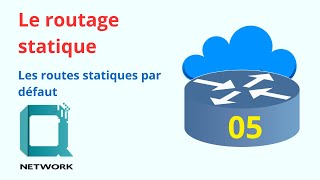 05  Routage statique  Routes statiques par défaut [upl. by Cirnek]