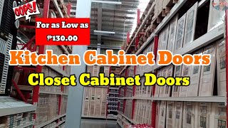 Kitchen Cabinet Doors Price amp DesignMurang Bilihan ng Cabinet Doors [upl. by Enimrej]