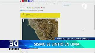 Sismo en Lima IPG reportó un temblor de 49 [upl. by Cirala351]