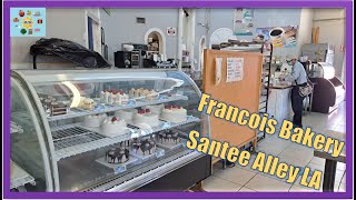 FRANCOIS BAKERY DOWNTOWN LOS ANGELES Santee Alley Fashion District Historic Broadway Station [upl. by Adihaj985]