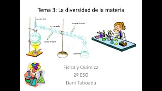 Sustancias Puras Mezclas Técnicas de Separación de Mezclas  Física y Química TEMA 3 parte 1 [upl. by Eivi481]