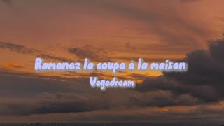 Vegedream  Ramenez la coupe à la maison lyrics [upl. by Ennoryt]