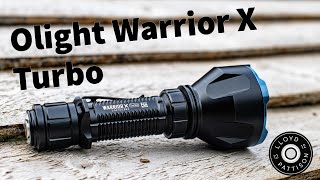 Gear Review  Olight Warrior X Turbo [upl. by Dorreg83]