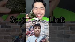 APAKAH BISA mukbang onigiri food challenge makanan review funny comedy mainroblox comedypr [upl. by Ezara]