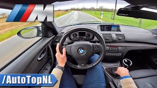 BMW 1M Coupe AKRAPOVIC POV Test Drive by AutoTopNL [upl. by Lizned]