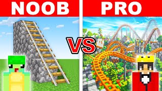 How to Build a Modern Roller Coaster in Minecraft [upl. by Enelyak]