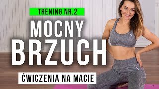 MOCNY BRZUCH 🔥 Trening nr2 Wyzwanie 30dniowe  Monika Kołakowska [upl. by Selrac]