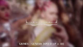 Grimes  Genesis SPEED UP  8D [upl. by Nylyak]