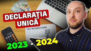 Cum completezi DECLARAȚIA UNICĂ pentru câștigurile din INVESTIȚII LA BURSĂ 2023 [upl. by Ettenej]