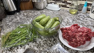 A preparar una buena caserolada de carne con calabacitas tiernas y ejotes [upl. by Mozelle]