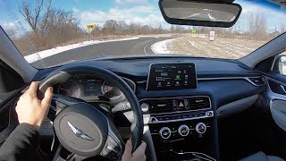 2019 Genesis G70 20T Sport 6Speed Manual  POV Review [upl. by Paymar]