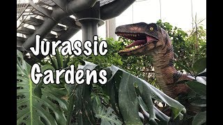 Sunderland Winter Gardens Dinosaurs Jurassic Gardens Exhibit [upl. by Norris]