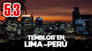 ¡Nuevamente Temblor de 53 Grados golpea a Lima Perú [upl. by Ssecnirp]