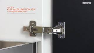 CLIP top BLUMOTION 155° with Integrated Soft Close [upl. by Trumann]