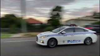 NSW POLICE RESPONDING TO A MAJOR CALL CODE RED amp A POLICE VAN PATROLLING 8224🚓🚓🚓🚓🚐 [upl. by Mauretta]