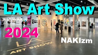 LA ART SHOW 2024 Walk Around POV 4K [upl. by Bocock]