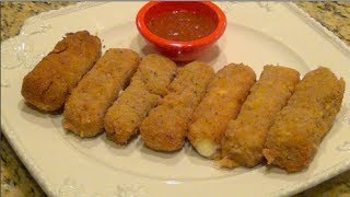 Mozzarella Sticks Recipe [upl. by Damicke]