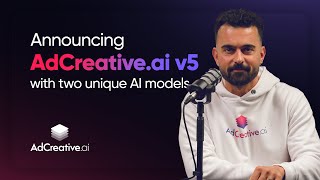 Announcing AdCreativeai v5 with two new features Product Photoshoot AI and Creative Scoring AI [upl. by Nniuq]