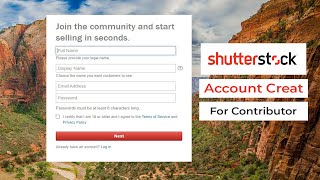 How to Create a Shutterstock Account  Shutterstock Contributor Account কিভাবে করবেন [upl. by Ajup]