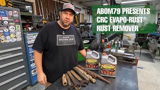 ABOM79 Shows How to Remove Rust amp Restore Tools With CRC EvapoRust Rust Remover [upl. by Aenel884]