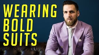 How To Wear Bold Suits Like A Gentleman  Custom Suiting  Gents Lounge [upl. by Oigufer]