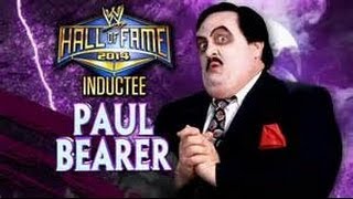 Paul Bearer Joins The 2014 WWE Hall Of Fame Class [upl. by Annadal]