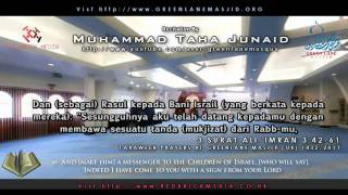 Muhammad Taha Al Junaid Dewasa Surat AliImran 4261 Terjemahan Bahasa Indonesia [upl. by Meredeth]