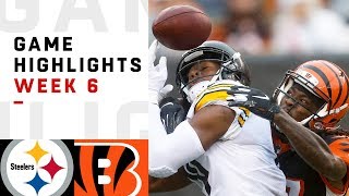 Steelers vs Bengals Week 6 Highlights  NFL 2018 [upl. by Odracir]