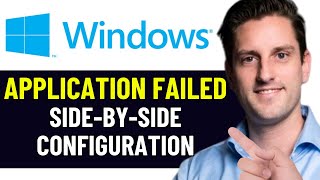 HOW TO FIX THE APPLICATION FAILED TO START BECAUSE ITS SIDEBYSIDE CONFIGURATION IS INCORRECT 2024 [upl. by Talia]