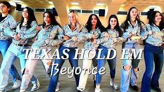 BEYONCE  TEXAS HOLD EM DANCE CHOREOGRAPHY EASY LINE DANCE VIDEO EASY DANCE TEXAS HOLD EM [upl. by Winifred812]