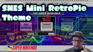 New RetroPie Theme SNES Classic Edition [upl. by Tabor]