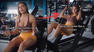 DELUSIONAL Fitness Influencer Says Men Are Weaker Than Women [upl. by Reibaj535]