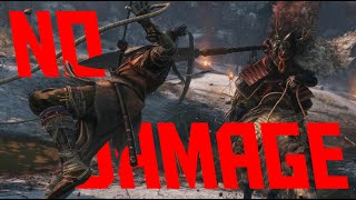 Gyoubu Oniwa boss fight no damage sekiro shadow die twice [upl. by Gans]