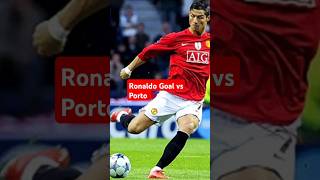 Ronaldo Goal vs Porto  UCL 200809 shortvideo ronaldo goal [upl. by Onaicnop]