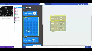 Creating simple animations on the microbit  Introductory applications [upl. by Nojid]