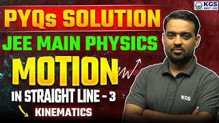 JEE Main 2025  JEE Physics PYQ Solution  Motion in Straight Line Part 3  Kinematics  Faizul Sir [upl. by Alyse]