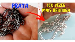 Deixe Sua Prata 10x Vezes Mais Brilhosa Produto Caseiro Que Todos Tem em Casa [upl. by Tibbetts590]