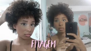 tutorial Como fazer fitagem no cabelo crespo 4c [upl. by Eynobe522]