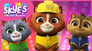 Meow Meow The Chaotic Kitty Song  Skyes Music Party  PAW Patrol Music Cartoons for Kids [upl. by Gwendolin]