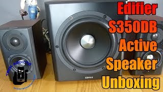 Edifier s350db Active Speaker Unboxing [upl. by Sherborn]