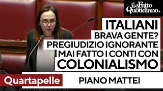 Piano Mattei lo sfogo di Quartapelle quotItaliani brava gente Pregiudizio ignorantequot Ecco perchè [upl. by Yltsew]