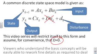 Model Predictive Control 4  Modelling assumptions [upl. by Arral]