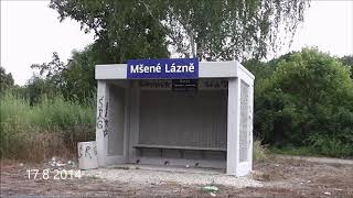 Mšené lázně  bývalé nádraží [upl. by Cinda329]