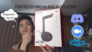 585 PESOS FANTECH MC20 MICROPHONE UNBOXINGREVIEWMIC TEST  BM800 COMPARISON [upl. by Aikaz]