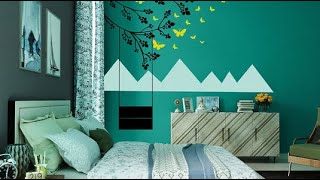 Room colour combinations and designwall painting designroom painting designwallartdesignpainting [upl. by Lydie]