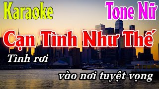 Cạn Tình Như Thế Karaoke Tone Nữ  Dm  Karaoke Lâm Organ  Beat Mới [upl. by Karli604]